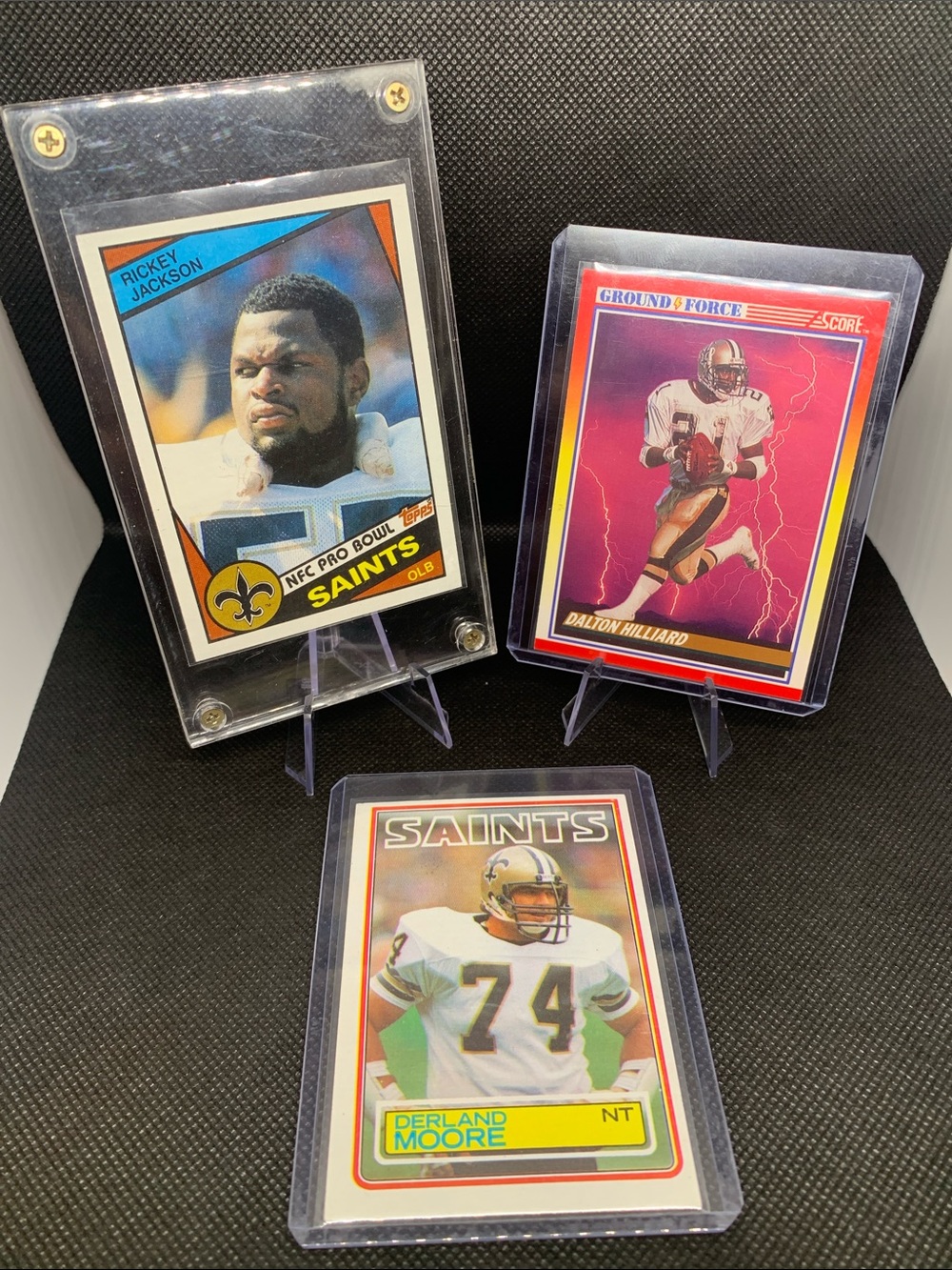 New Orleans Saints Topps Rickey Jackson Rookie Hall of Fame Dalton Hilliard Mint